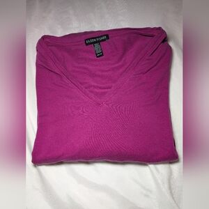 Eileen Fisher Women's Shirt Size XS Pinkish/Purpleish Color